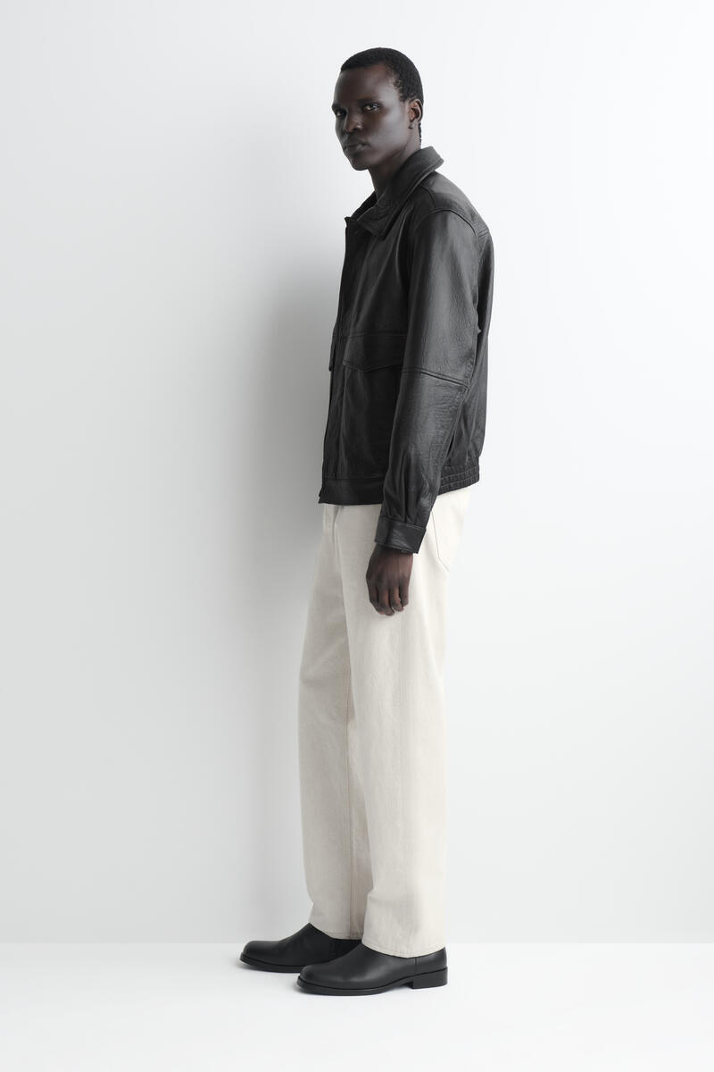 Leather Flight Jacket