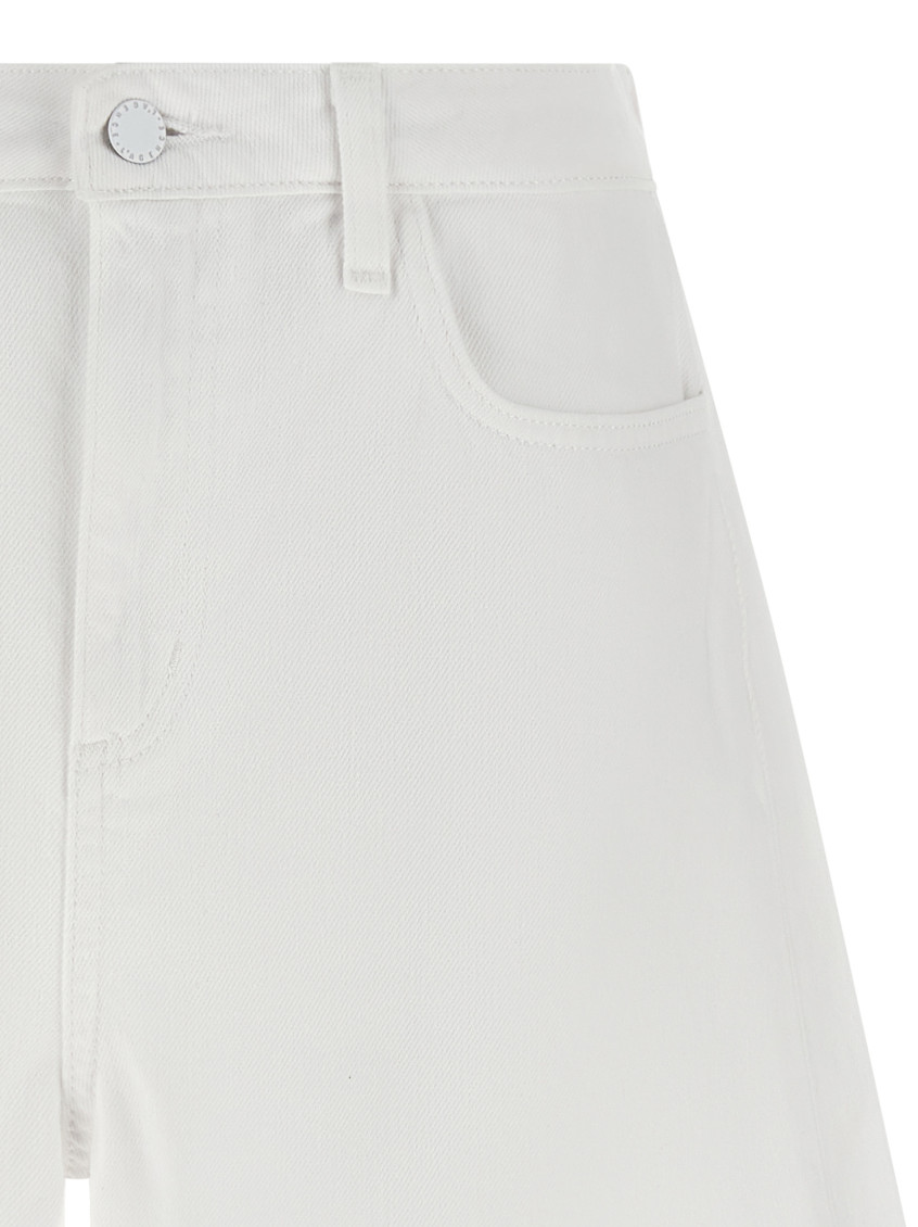 Lissania Jean Short In Blanc