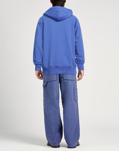 Man Sweatshirt Bright blue Size M Cotton, Elastane