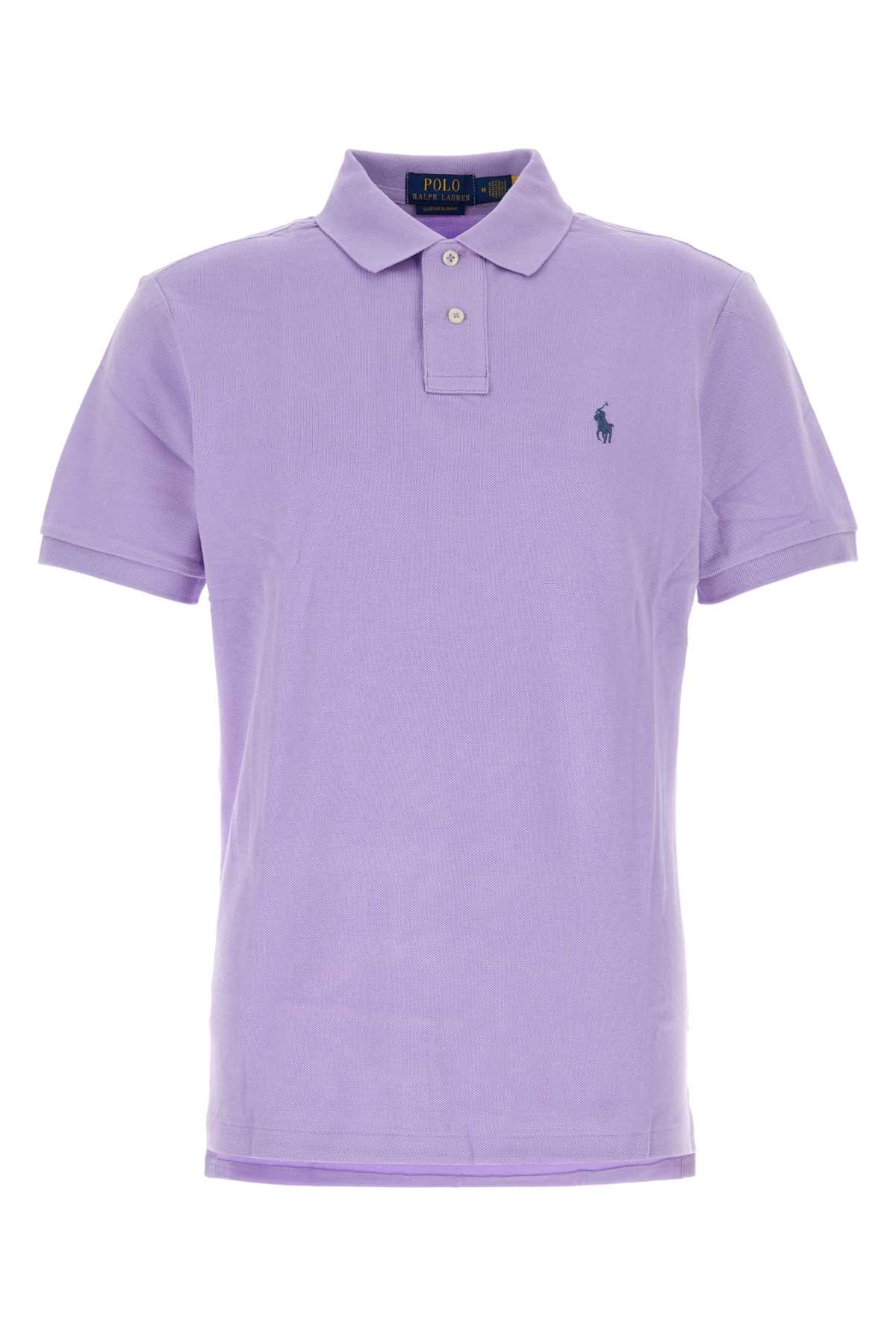 Short-sleeve polo shirt - Purple