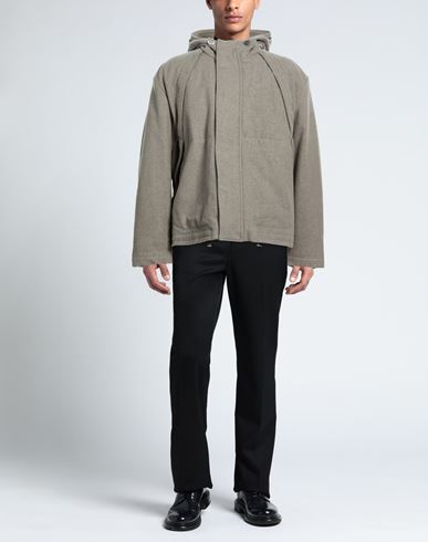 Man Coat Grey Size L Virgin Wool