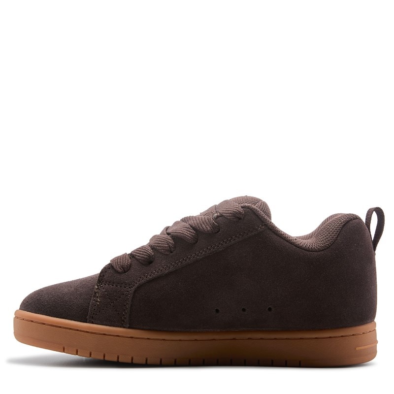 Men's Court Graffik Skate Shoes (Brown Suede/Gum)