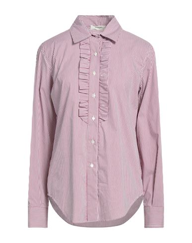 Woman Shirt Garnet Size 8 Cotton, Polyamide, Elastane