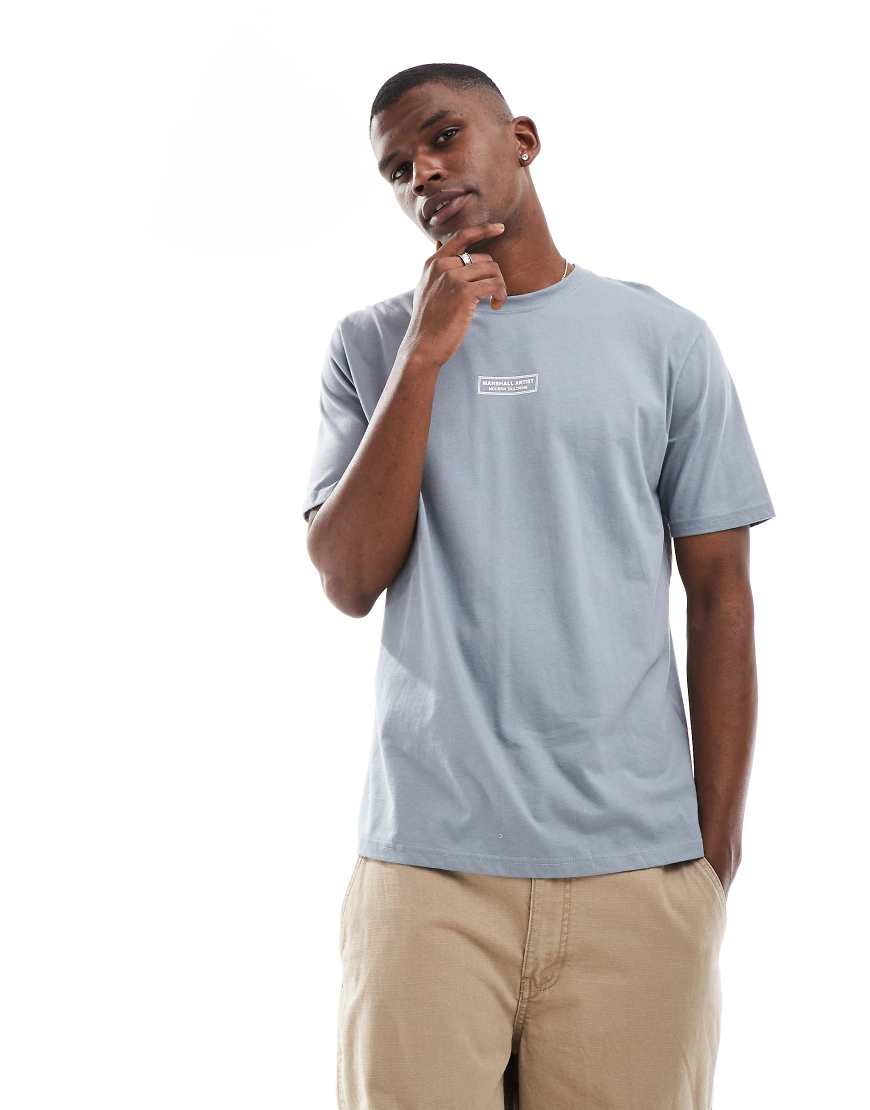 Marshall Artist injection graphic t-shirt in gray