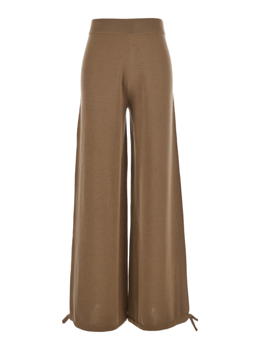 Beige Wool Nigeria Pants