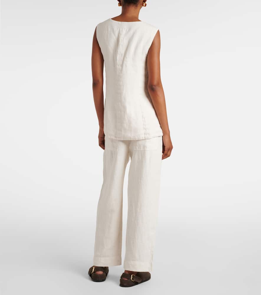 Acie linen vest