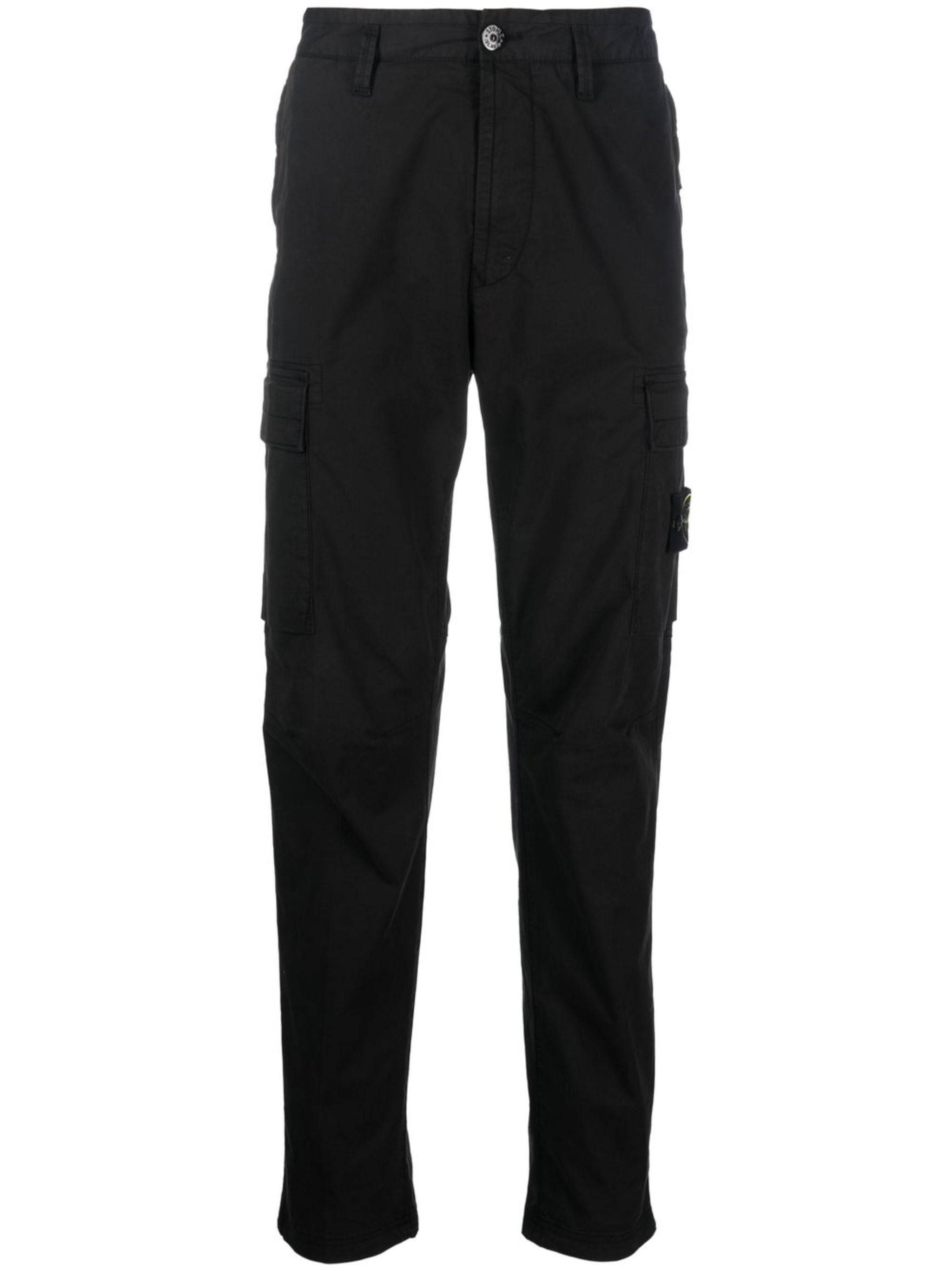 Stone Logo-Patch Trousers