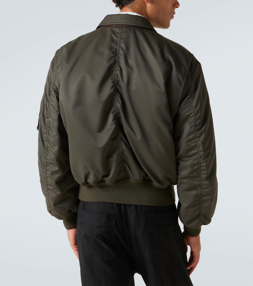 Satin bomber jacket