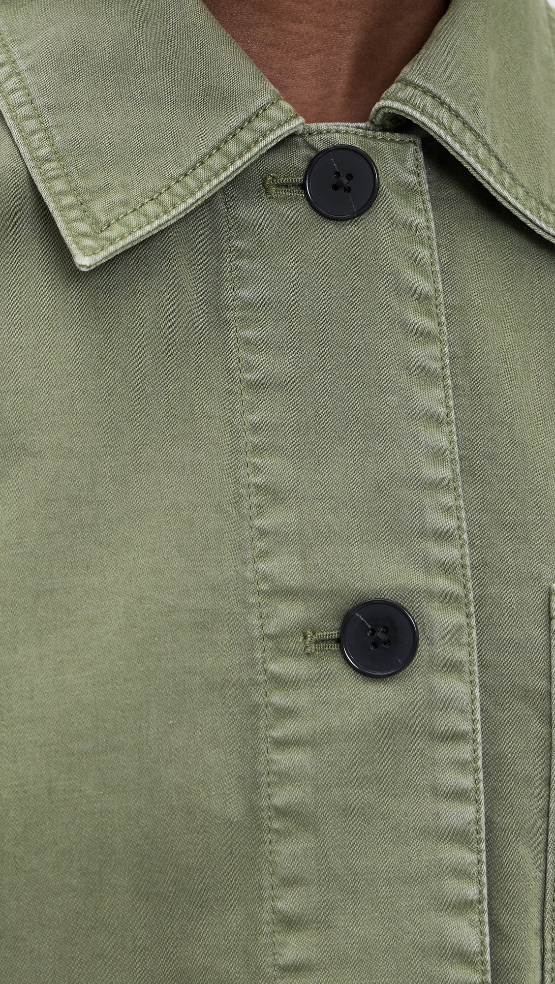 Classic Barn Jacket In Cotton Twill Faded Ivy