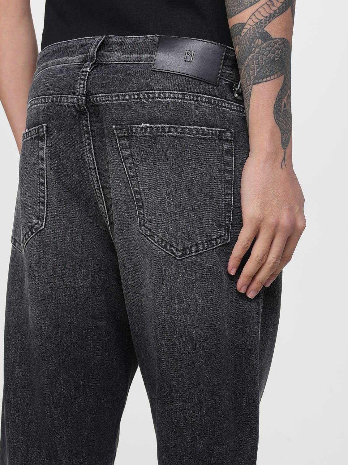 Jeans Men color Grey