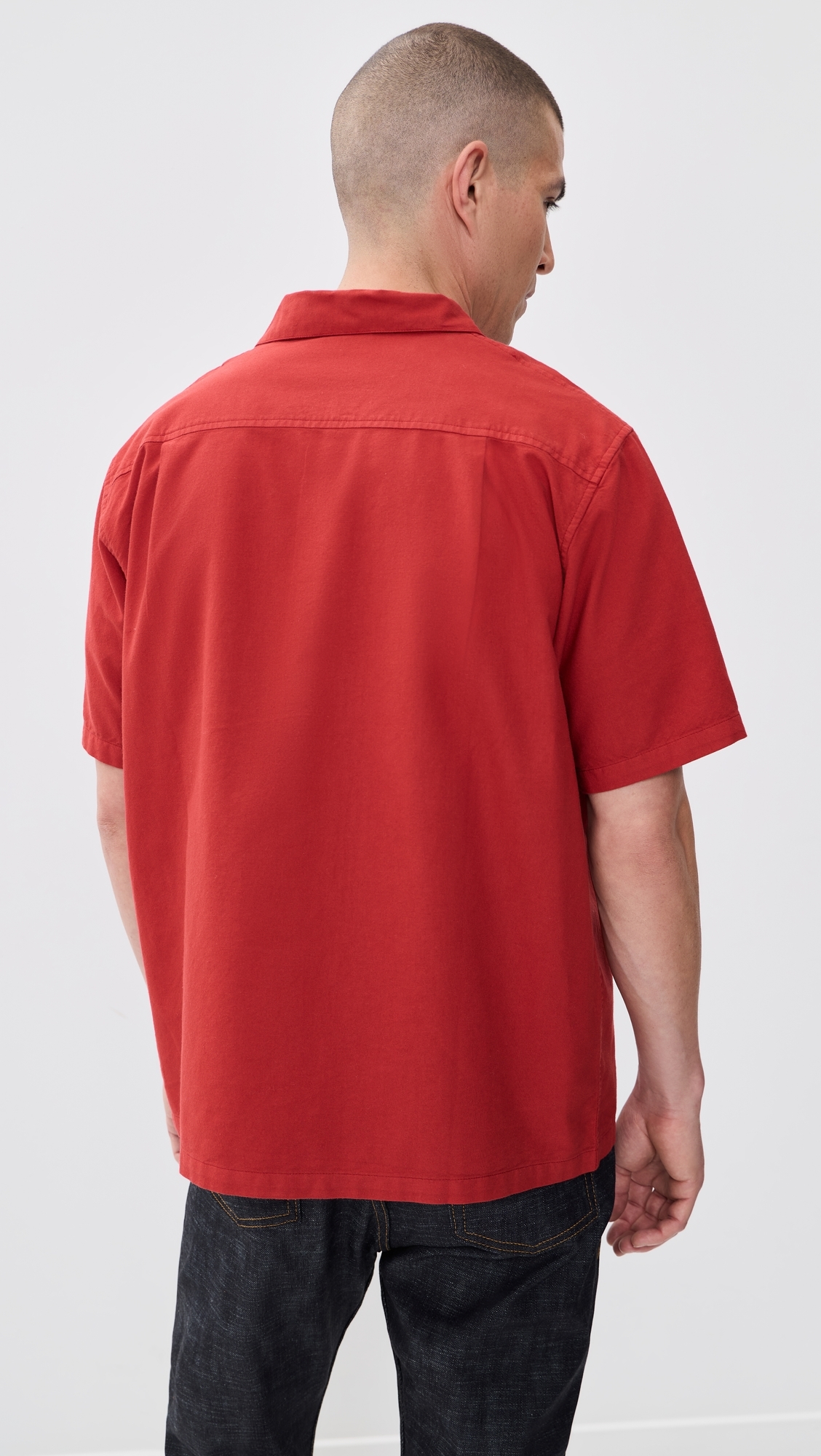 Holiday Collar Shirt Rust