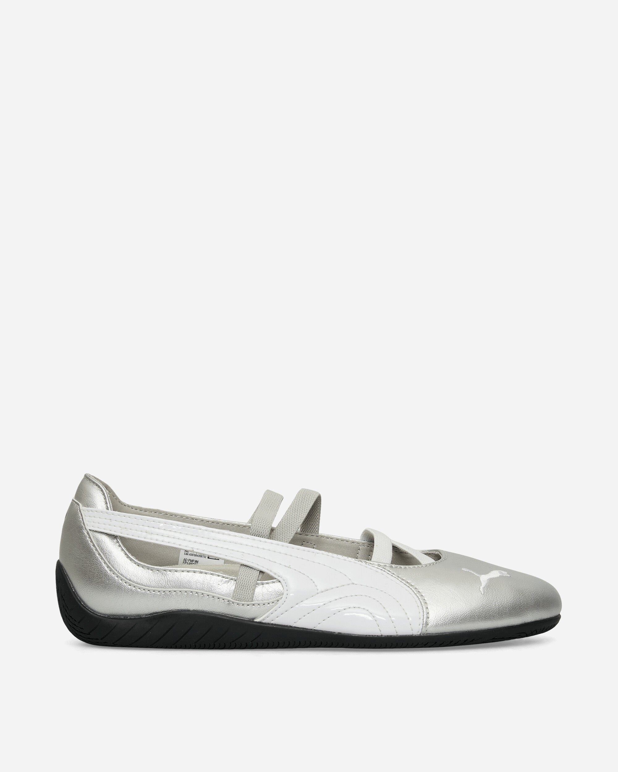 Women s Speedcat Ballet Metallic Shoes Silver / White
