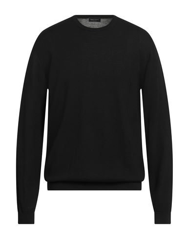 Man Sweater Black Size 44 Wool