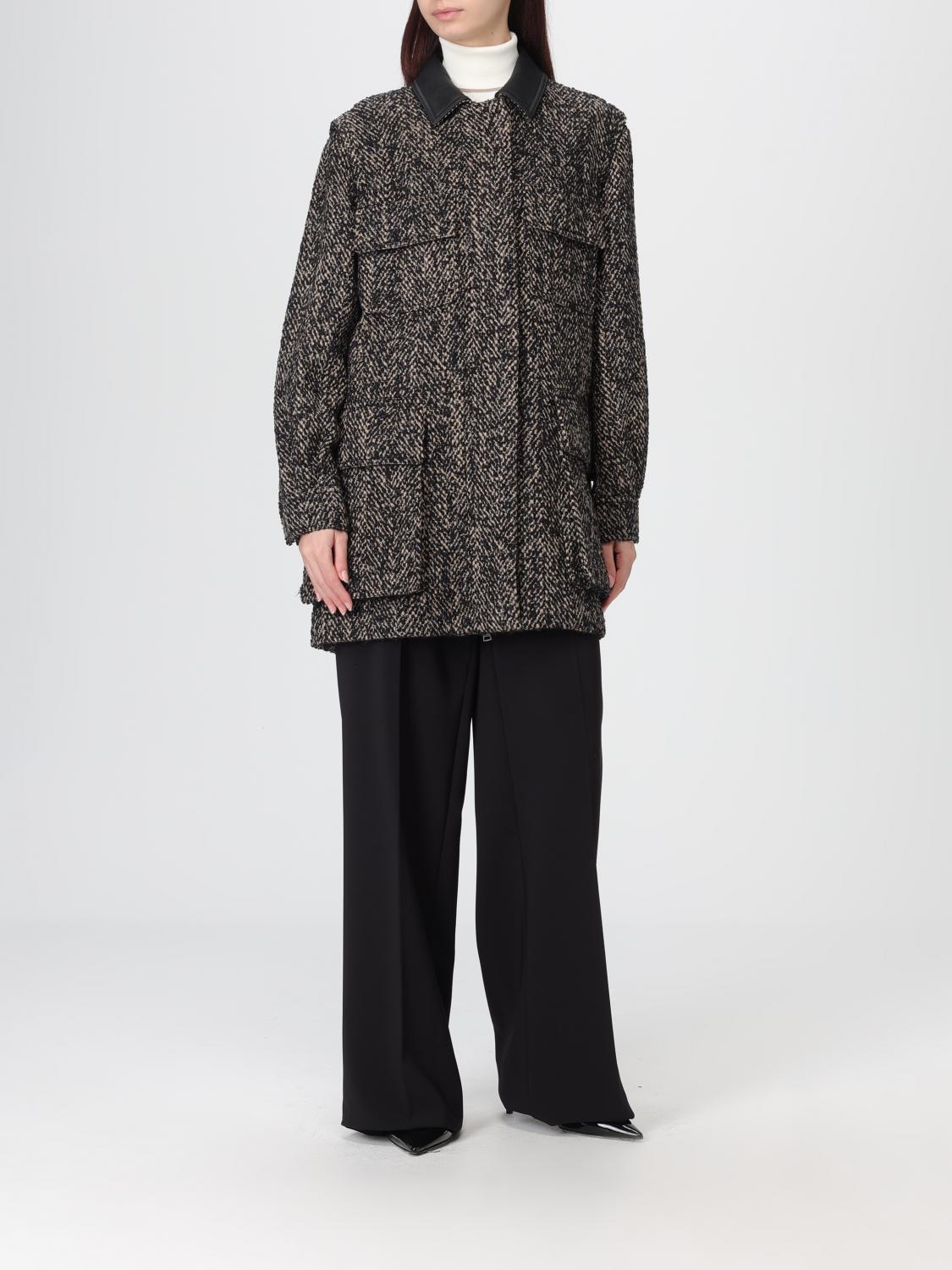 Coat Woman color Brown