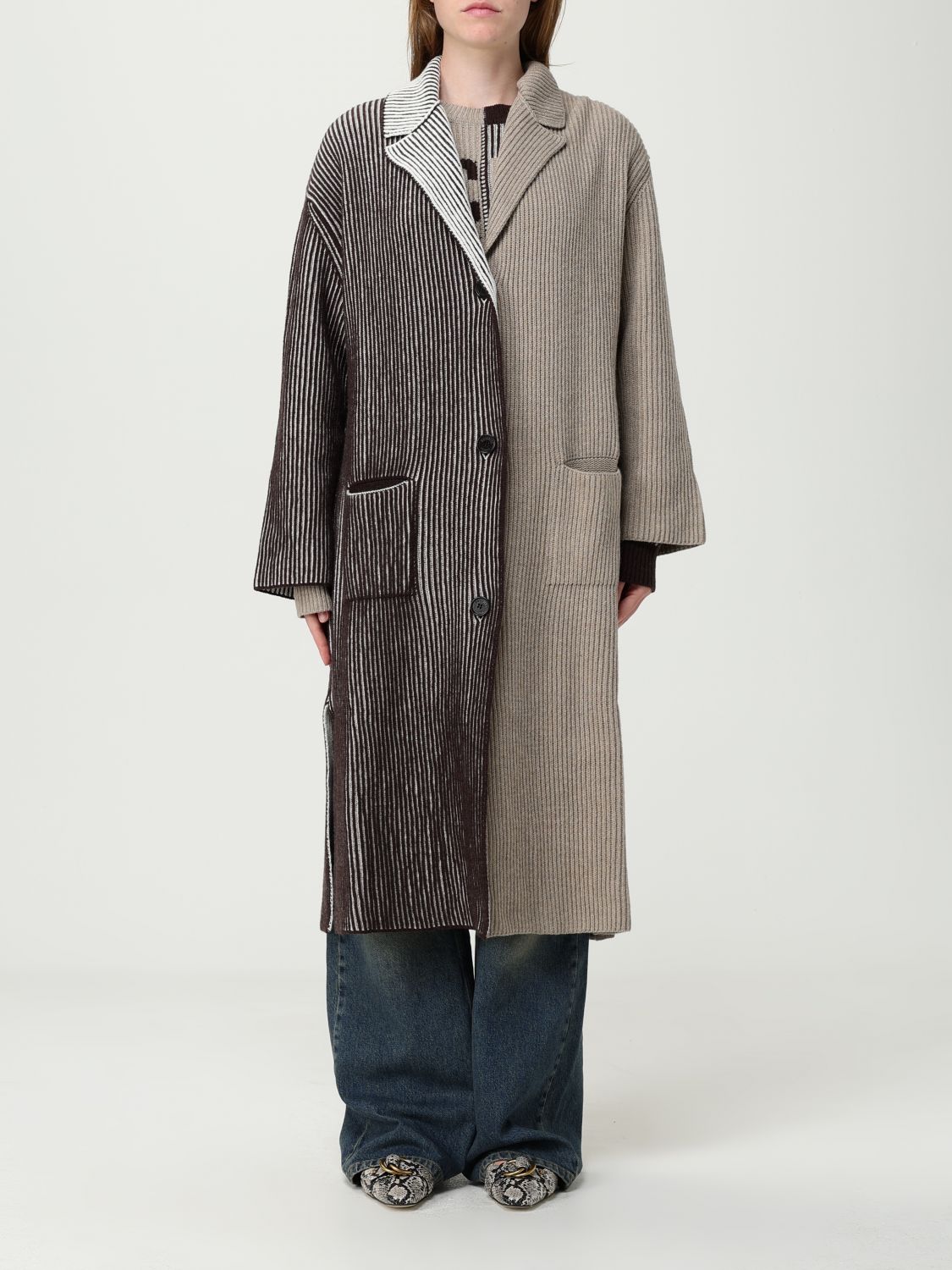 Cardigan Woman color Brown