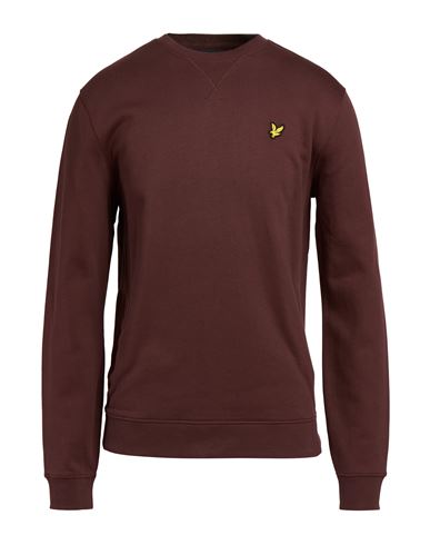 Man Sweatshirt Chocolate brown Size XXL Cotton
