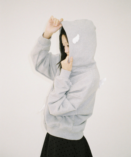 Angel Wings Zip-Up Hoodie