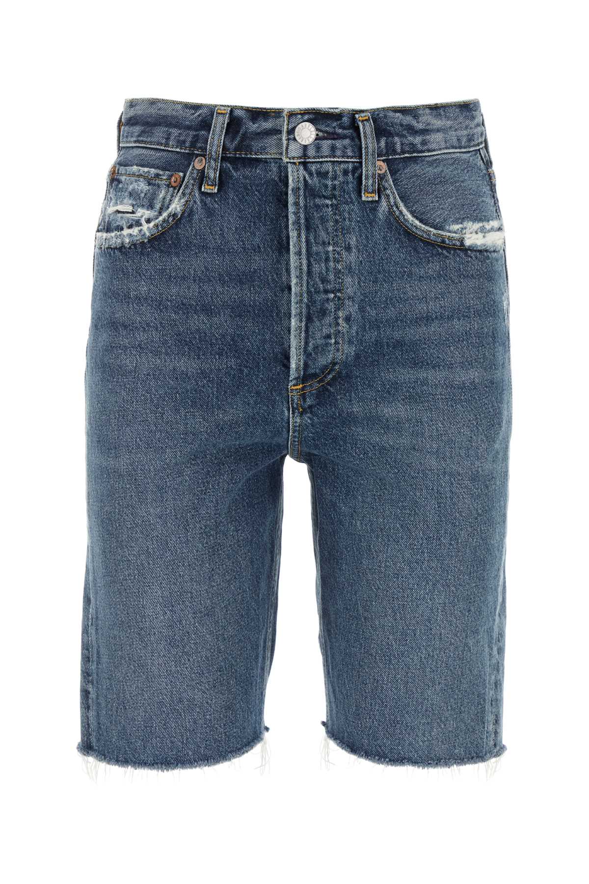 Prcsn Denim Shorts — Blue