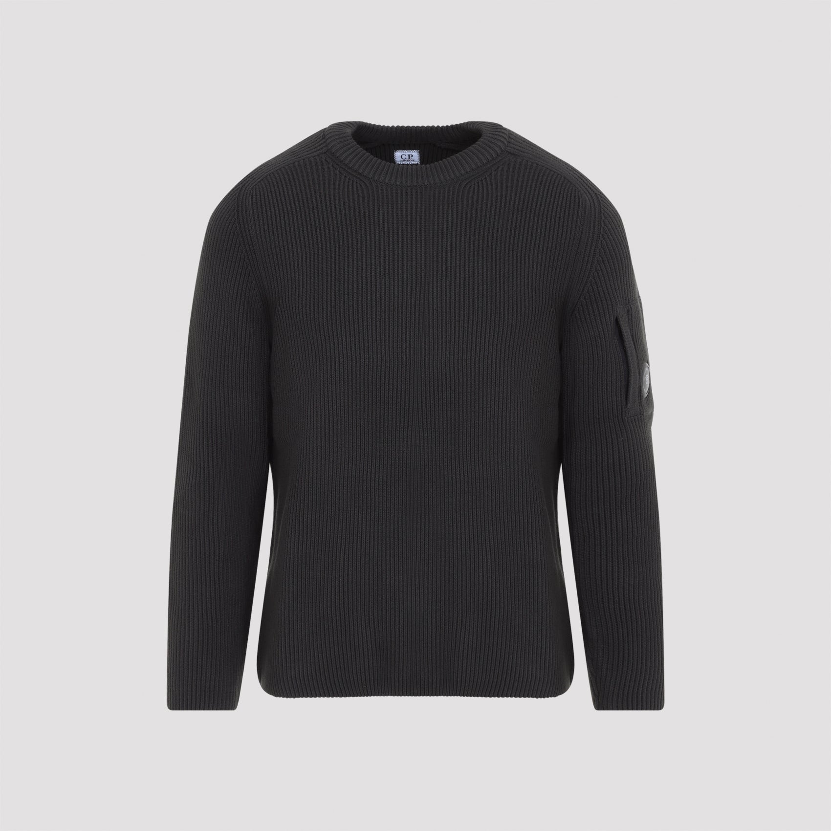 Cotton Full Rib Crewneck Sweater for Men