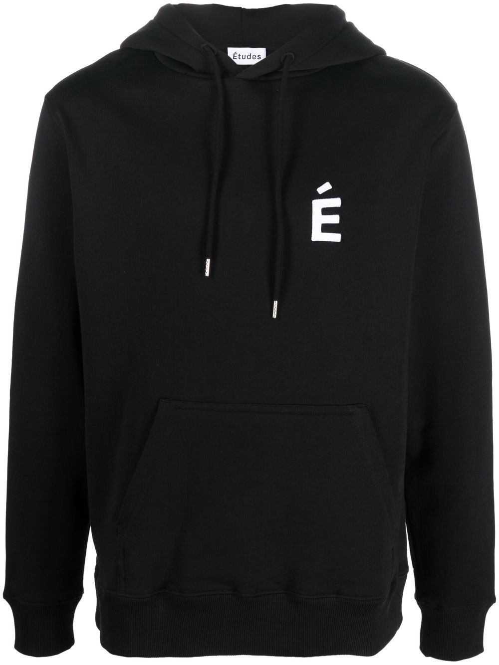 Klein logo-patch hoodie - Black