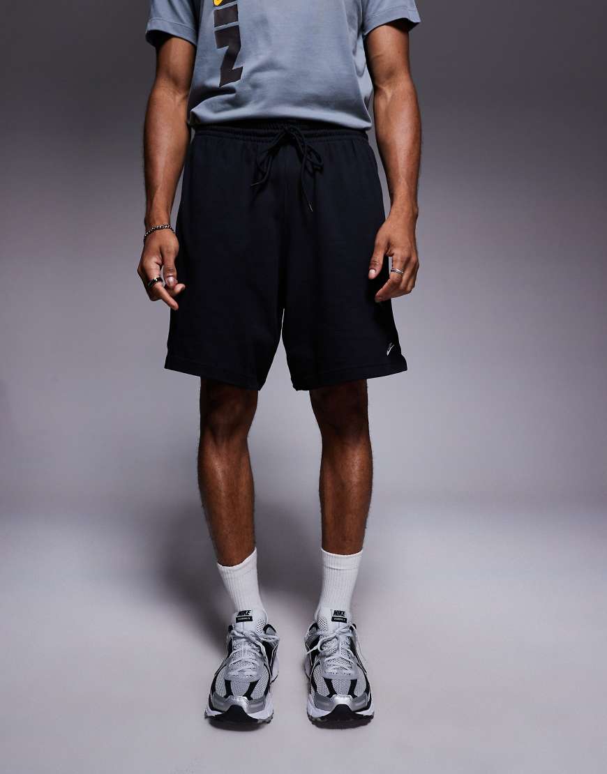 Club knit shorts in black