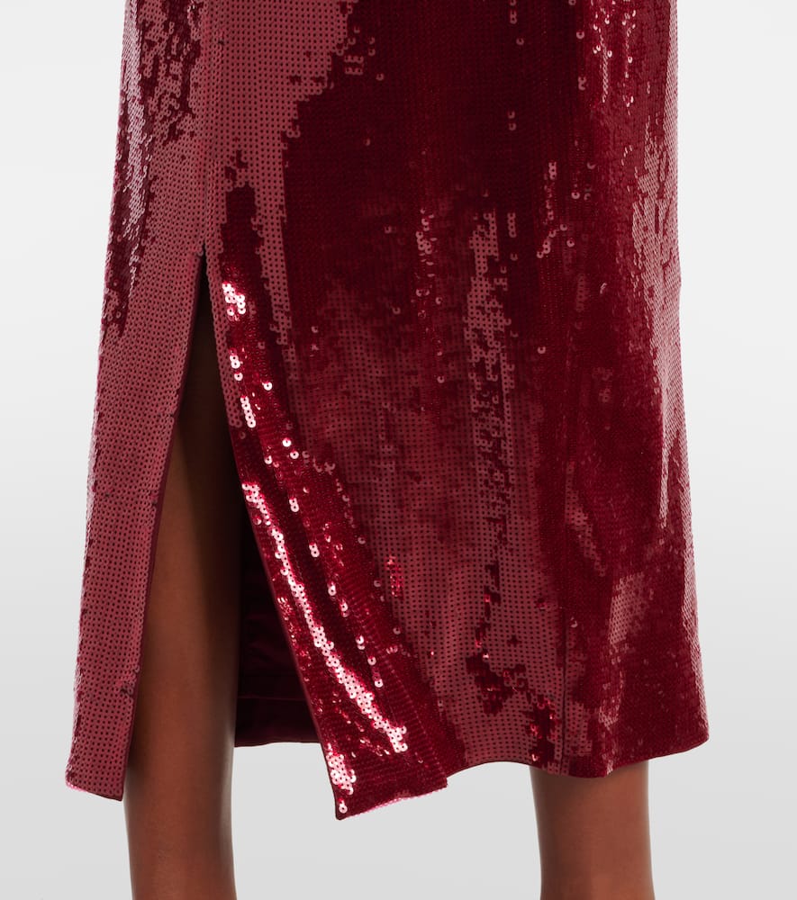 Koa sequined pencil skirt