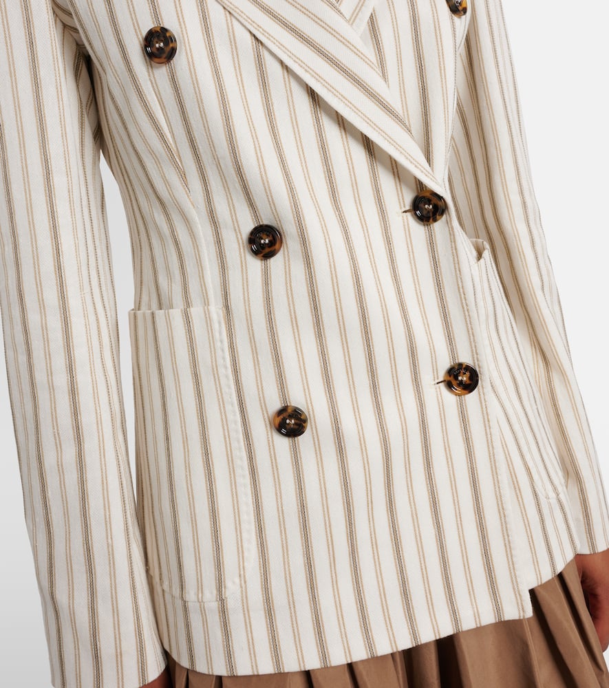 Pensile cotton and linen blazer