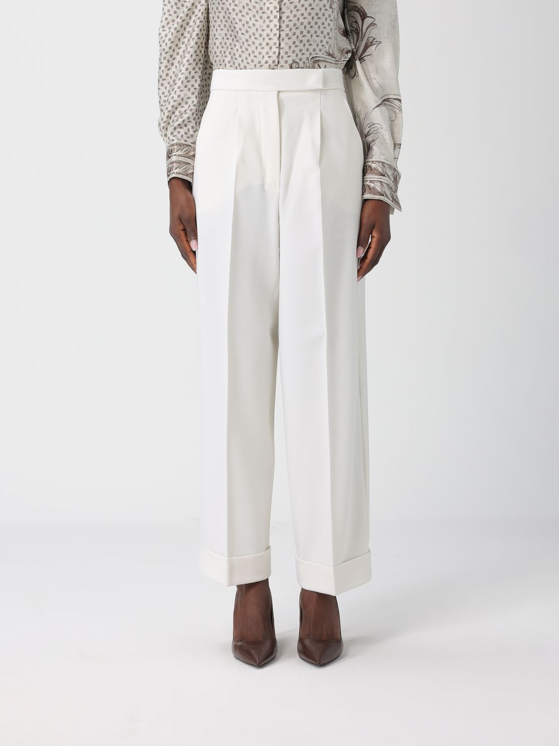 Pants Woman color White