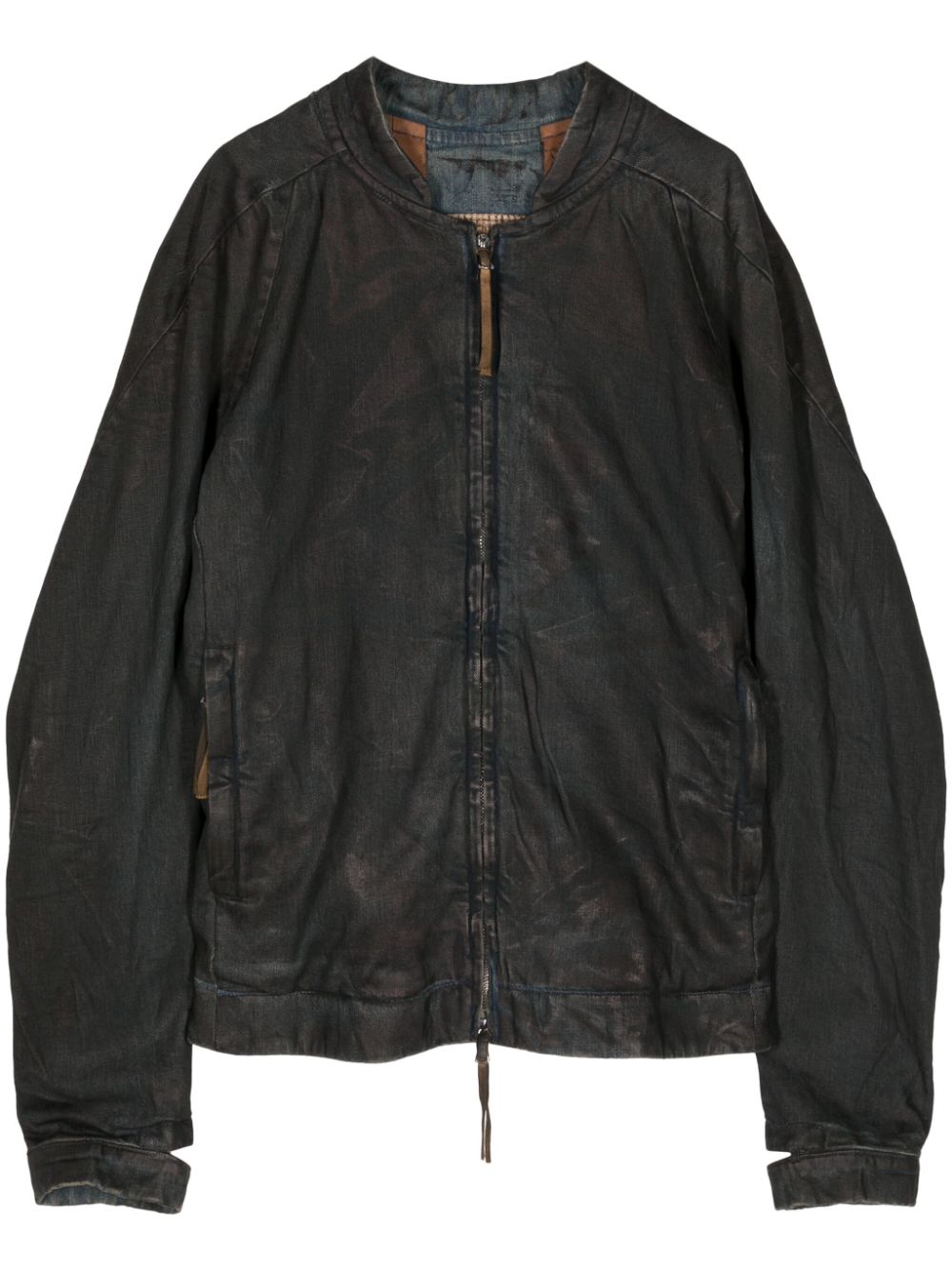 Denim bomber jacket - Black