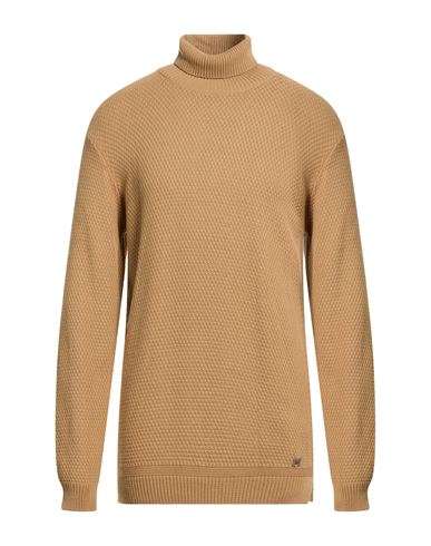 Bl.11 Block Eleven Man Turtleneck Beige Size XXL Acrylic