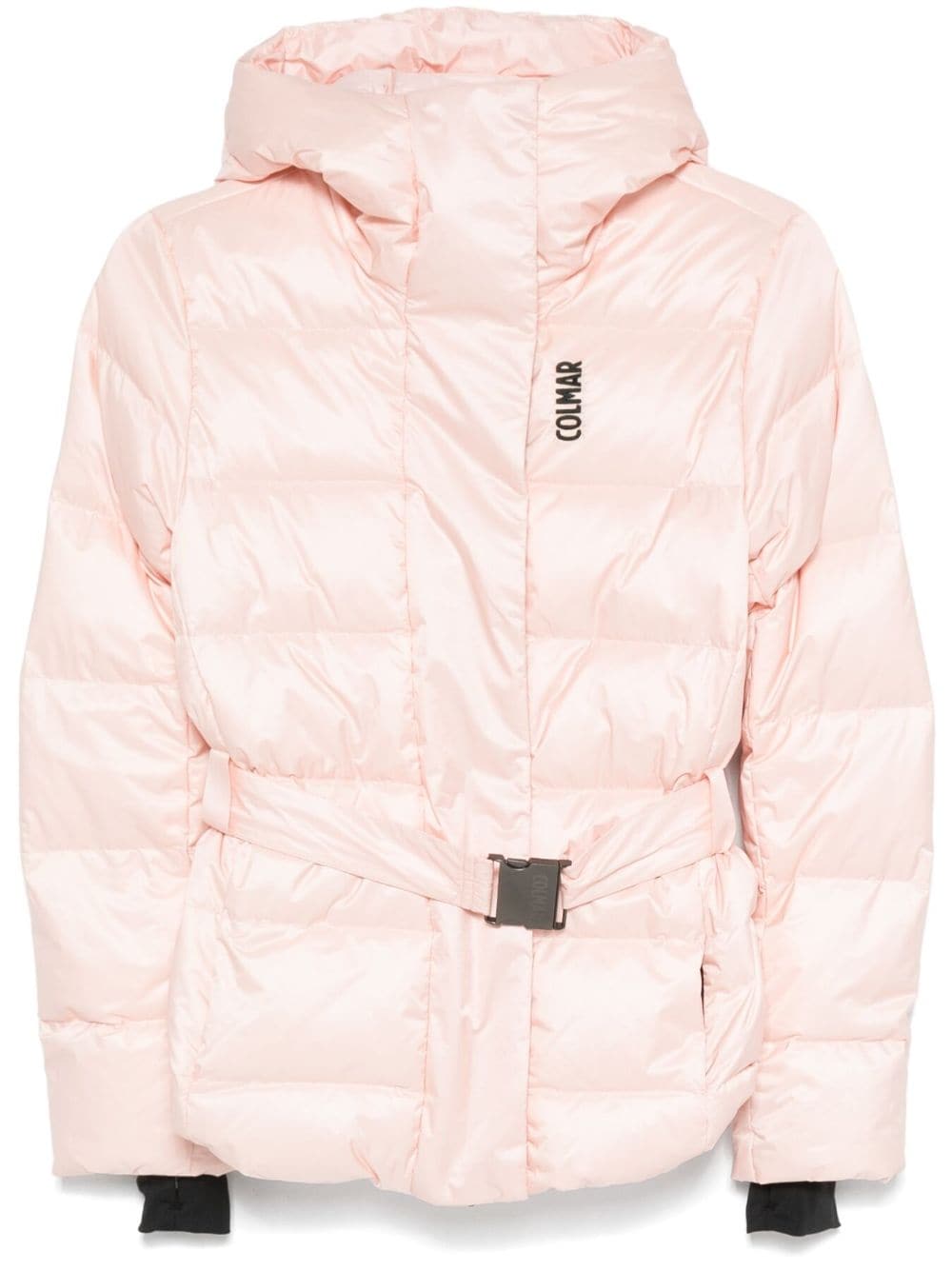 Belted ski jacket - Pink
