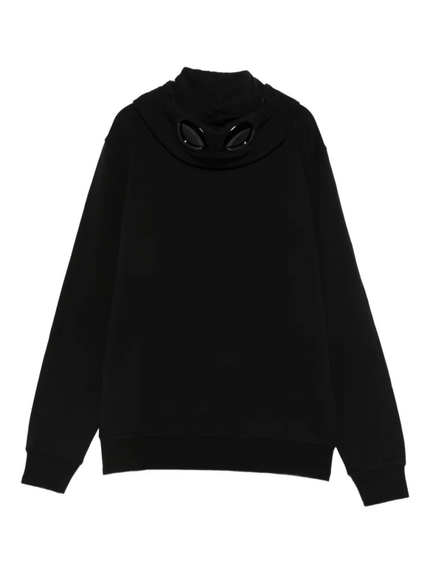 Boys Black Zip-Up Hoodie