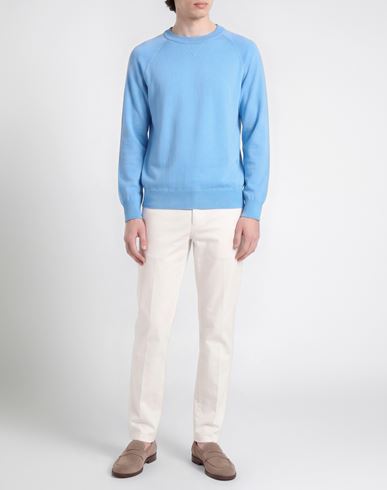 Helmur Man Sweater Azure Size S Cotton