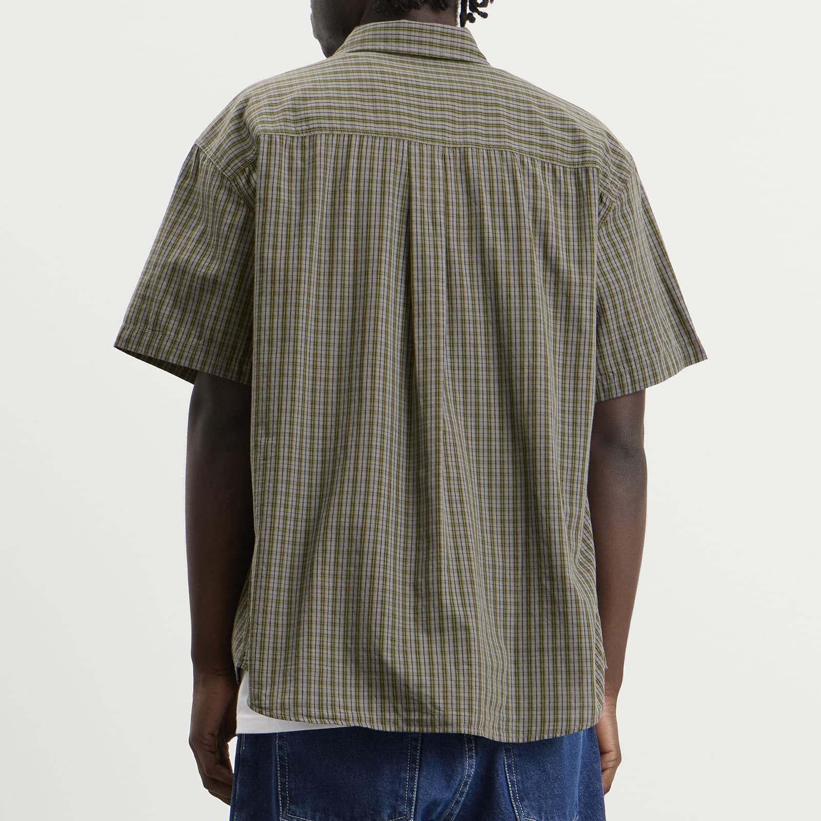 Men's Mitchell Short Sleeve Shirt Black/Green