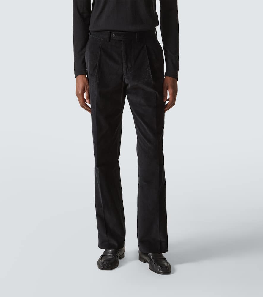 Amo cotton corduroy straight pants