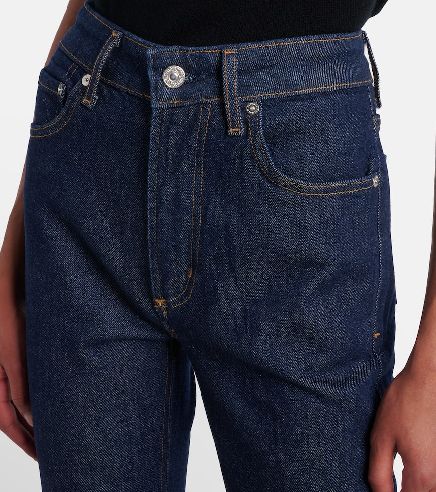 Zurie high-rise straight jeans