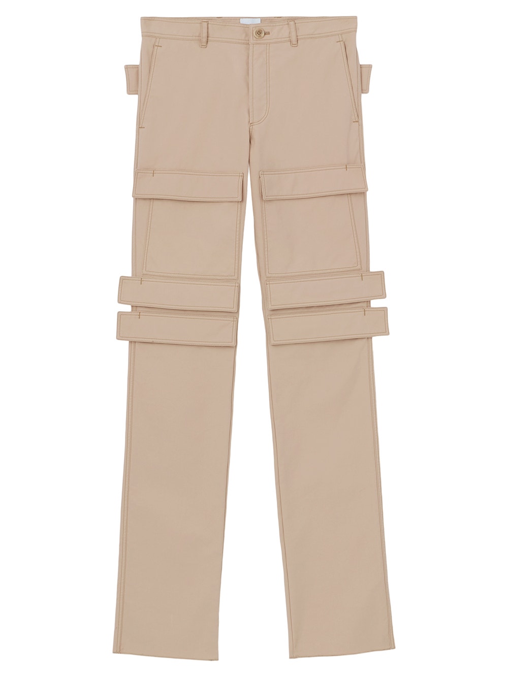 Panel-detail cargo trousers - Neutrals