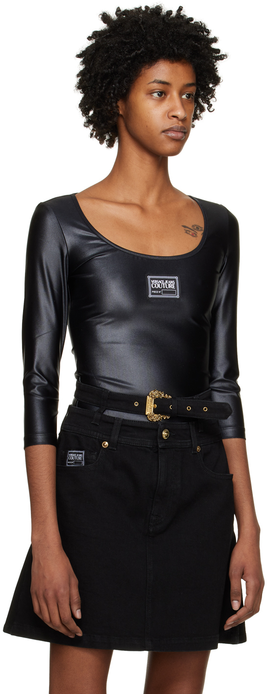 Black patch bodysuit