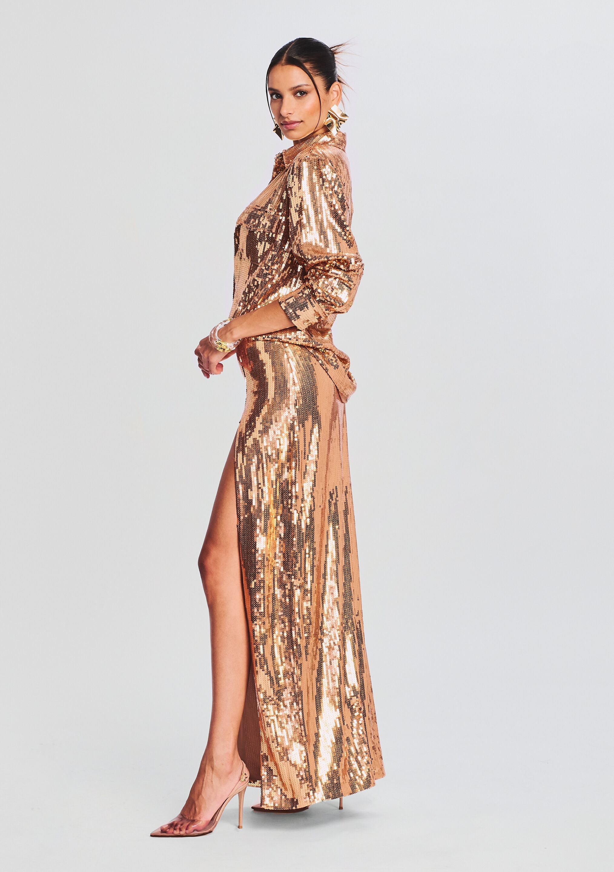 Savannah Sequin Maxi Skirt