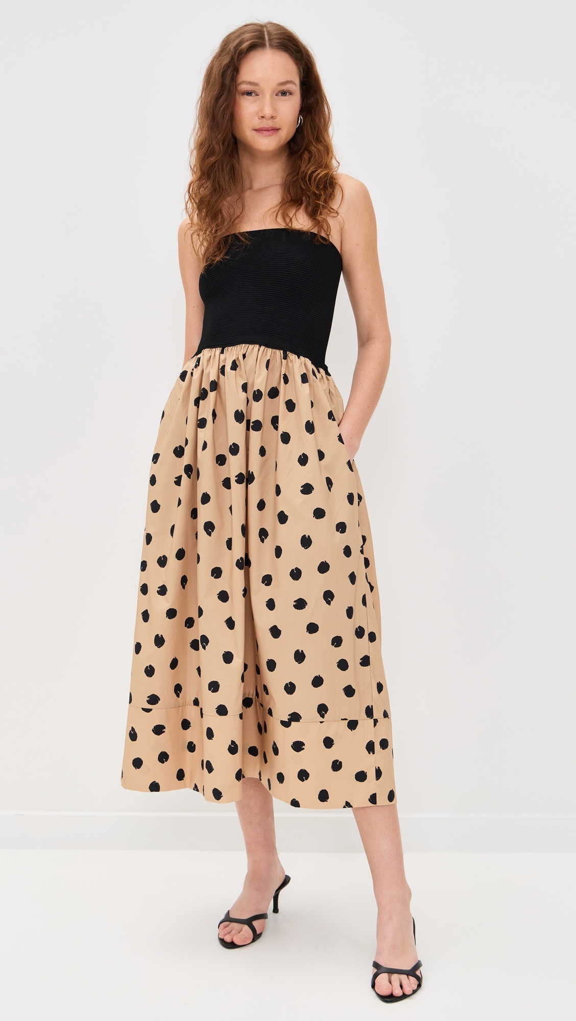 Cara Cara Cynthia Dress Spot Ginger Root