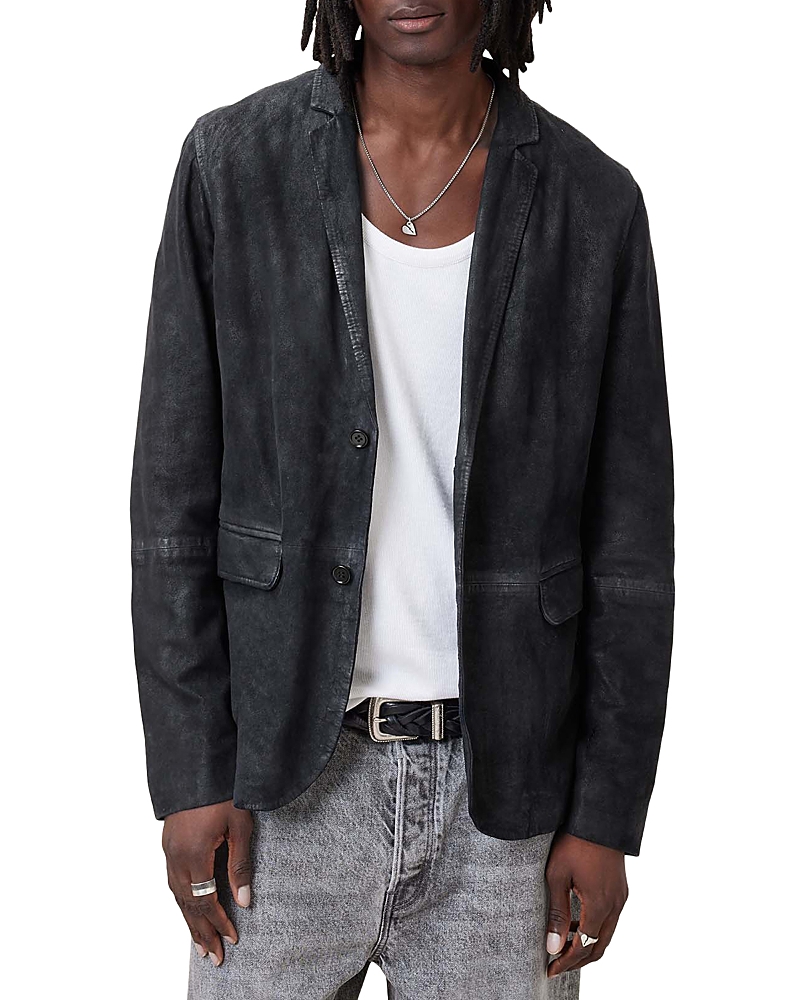 Monet Waxed Suede Regular Fit Blazer