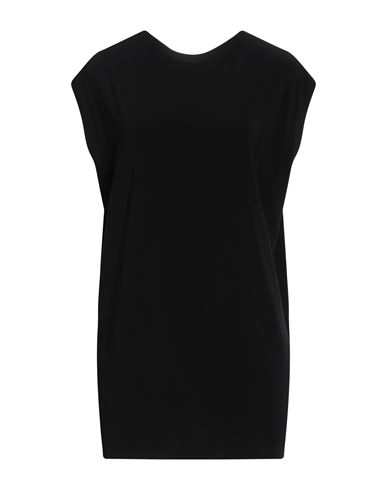 Norma Kamali Woman Top Black Size 10 Polyester, Elastane