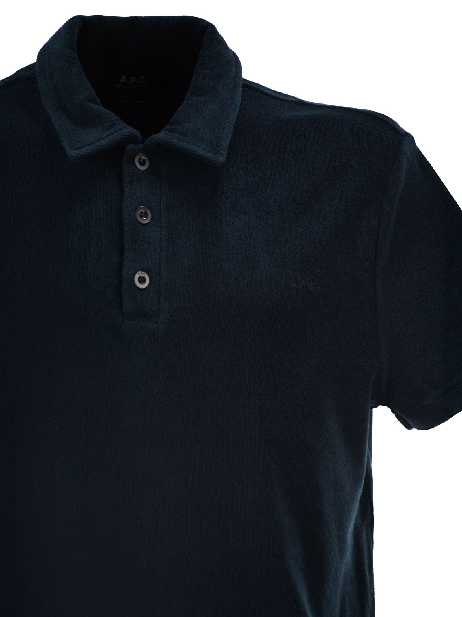 A.P.C. Julian Organic Cotton Terry Polo Shirt