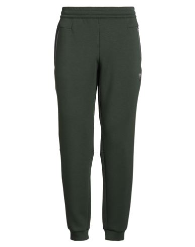 Man Pants Dark green Size XL Polyester, Viscose, Elastane