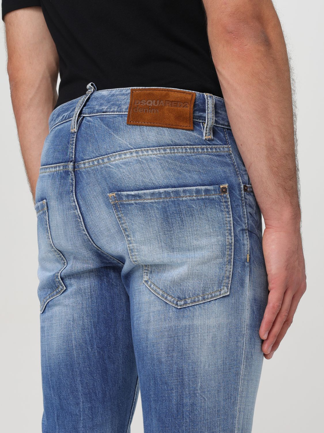 Jeans Men color Stone Washed