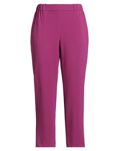 Woman Pants Magenta Size 8 Polyester, Viscose, Elastane