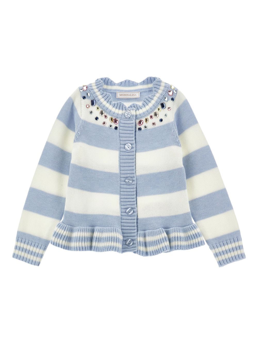 Striped cardigan - Blue