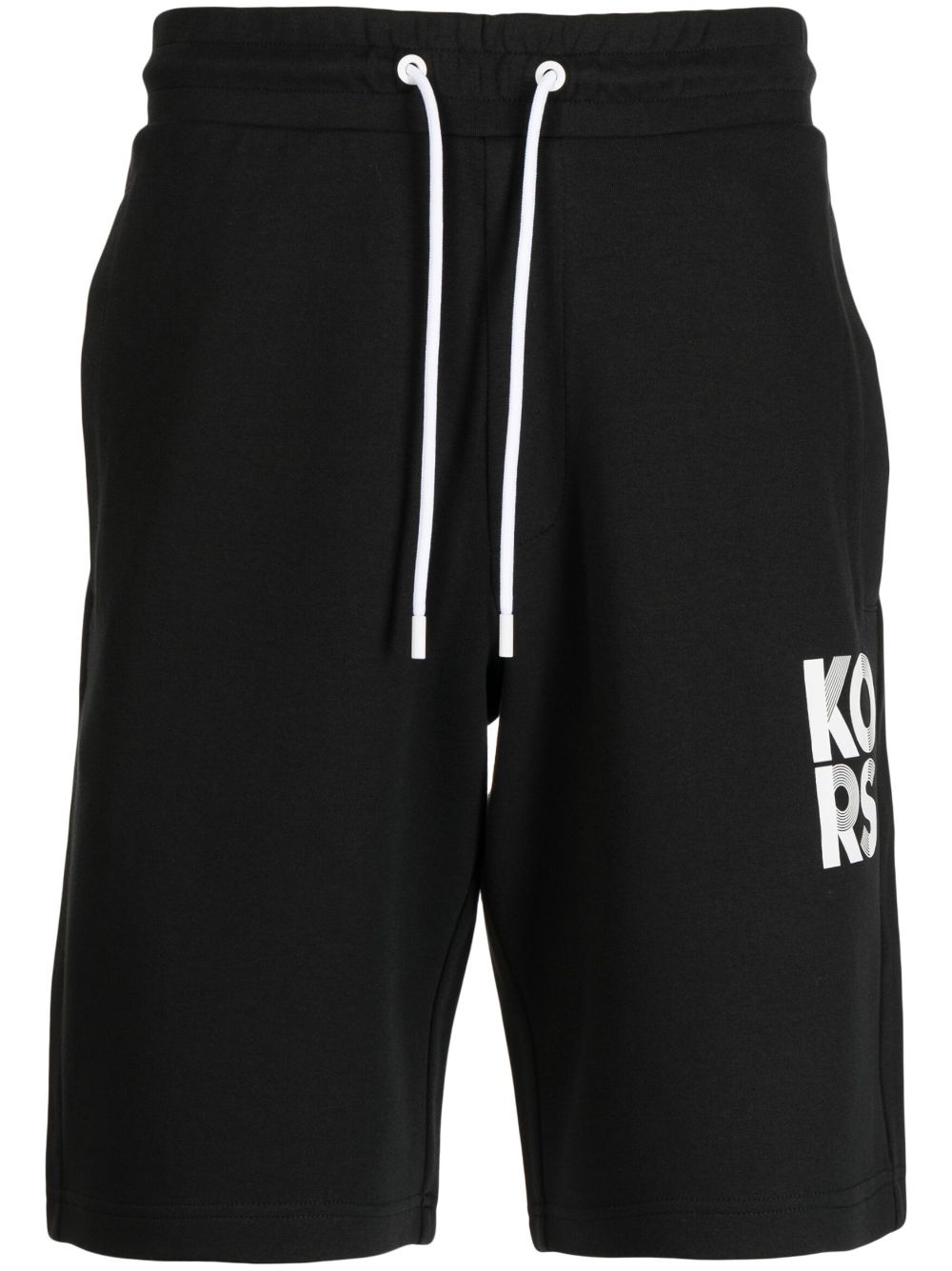 Transistor logo-print shorts - White