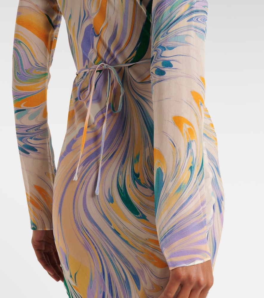 Lois printed maxi dress