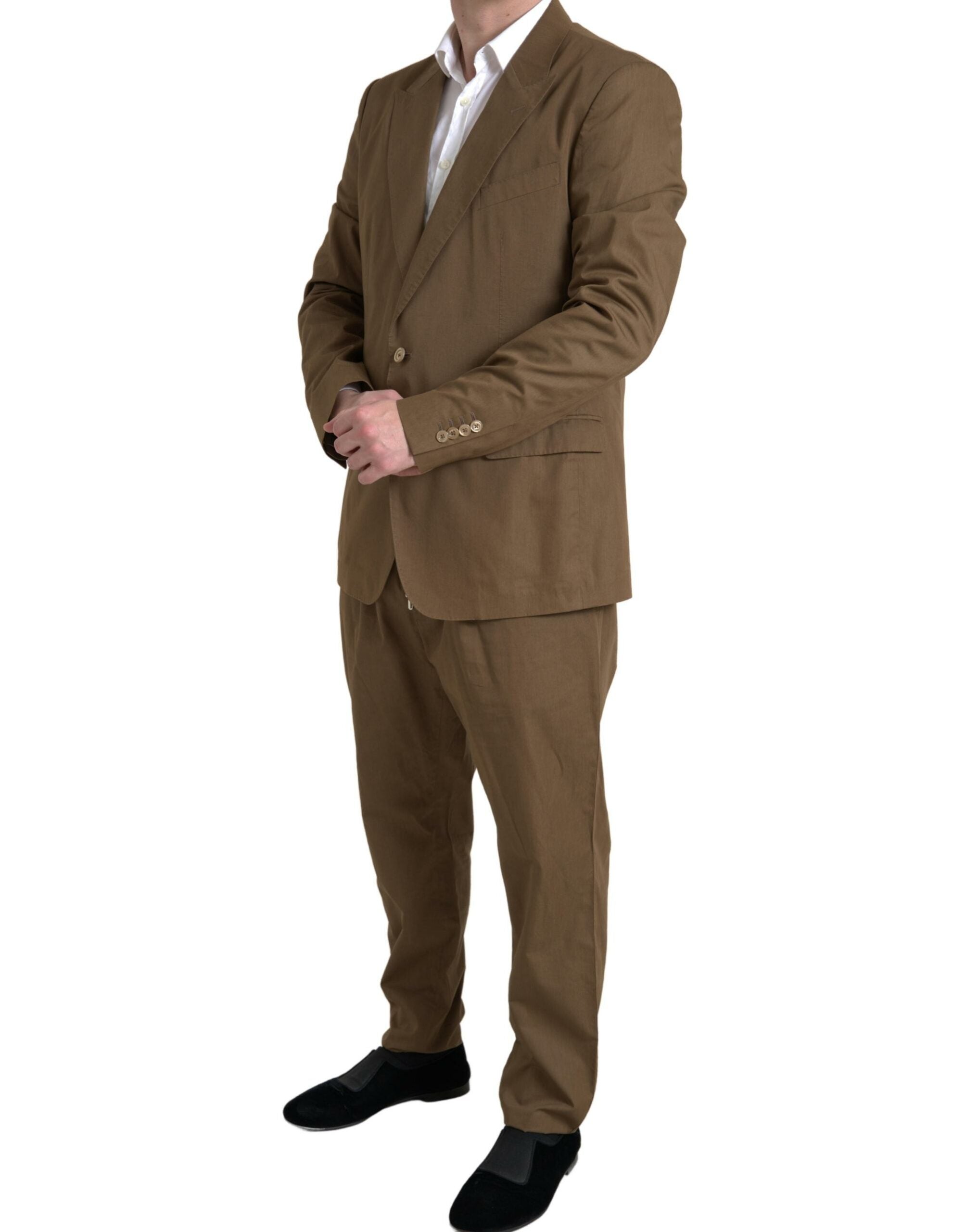 Taormina Pant Suit — Brown